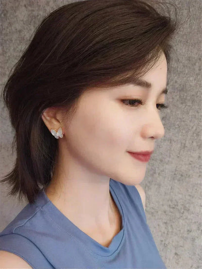[⭐⭐JeweliWhal]BUTTERFLY MOP DIAMOND EARRINGS