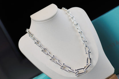 [⭐JeweliWhal]HARDWEAR LINK SILVER NECKLACE