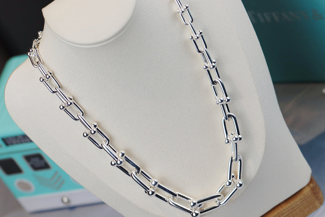 [⭐JeweliWhal]HARDWEAR LINK SILVER NECKLACE