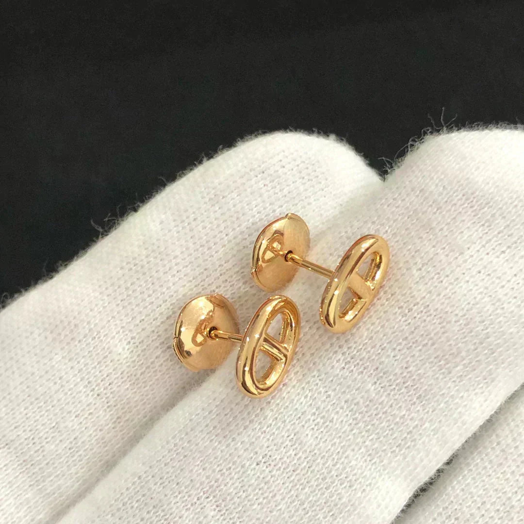 [⭐⭐JeweliWhal]CHAINE SMALL EARRINGS GOLD AND SILVER