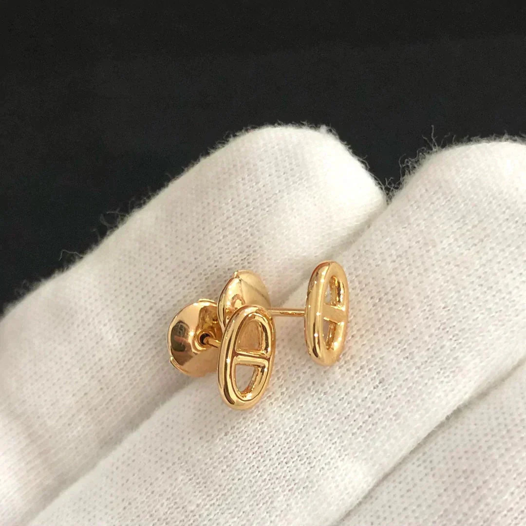 [⭐⭐JeweliWhal]CHAINE SMALL EARRINGS GOLD AND SILVER