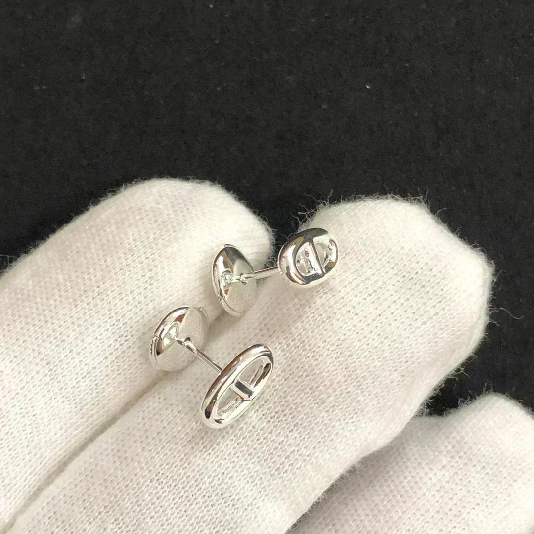 [⭐⭐JeweliWhal]CHAINE SMALL EARRINGS GOLD AND SILVER