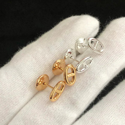 [⭐⭐JeweliWhal]CHAINE SMALL EARRINGS GOLD AND SILVER