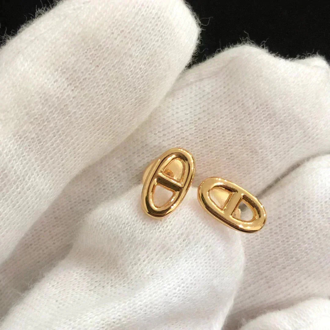 [⭐⭐JeweliWhal]CHAINE SMALL EARRINGS GOLD AND SILVER
