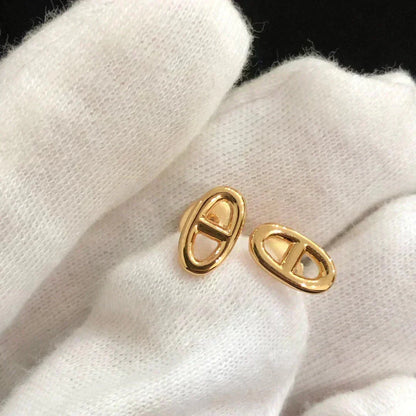 [⭐⭐JeweliWhal]CHAINE SMALL EARRINGS GOLD AND SILVER