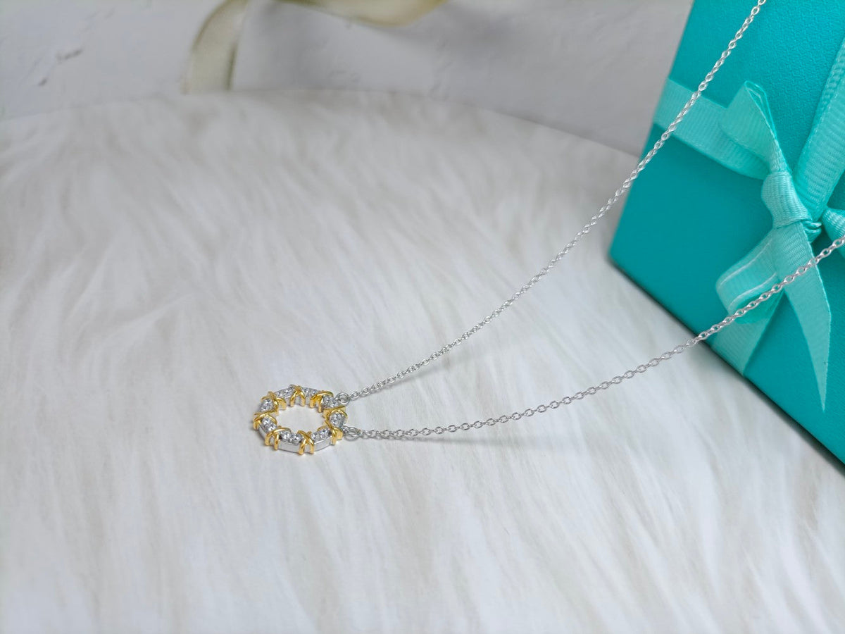 [⭐JeweliWhal]SIXTEEN STONE NECKLACE GOLD