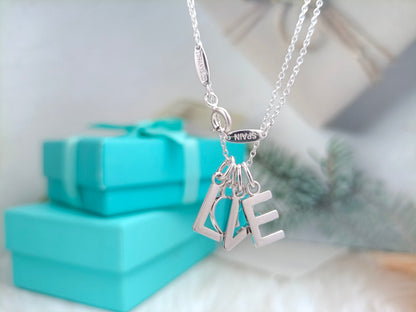 [⭐JeweliWhal]LOVE TEXT PEDANT NECKLACE