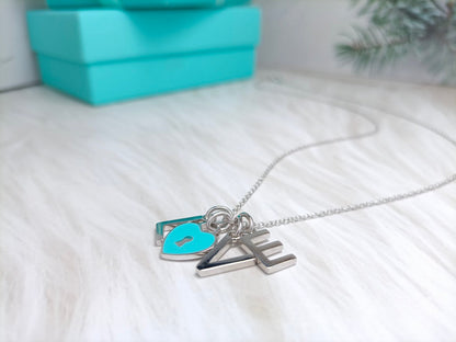 [⭐JeweliWhal]LOVE TEXT PEDANT NECKLACE