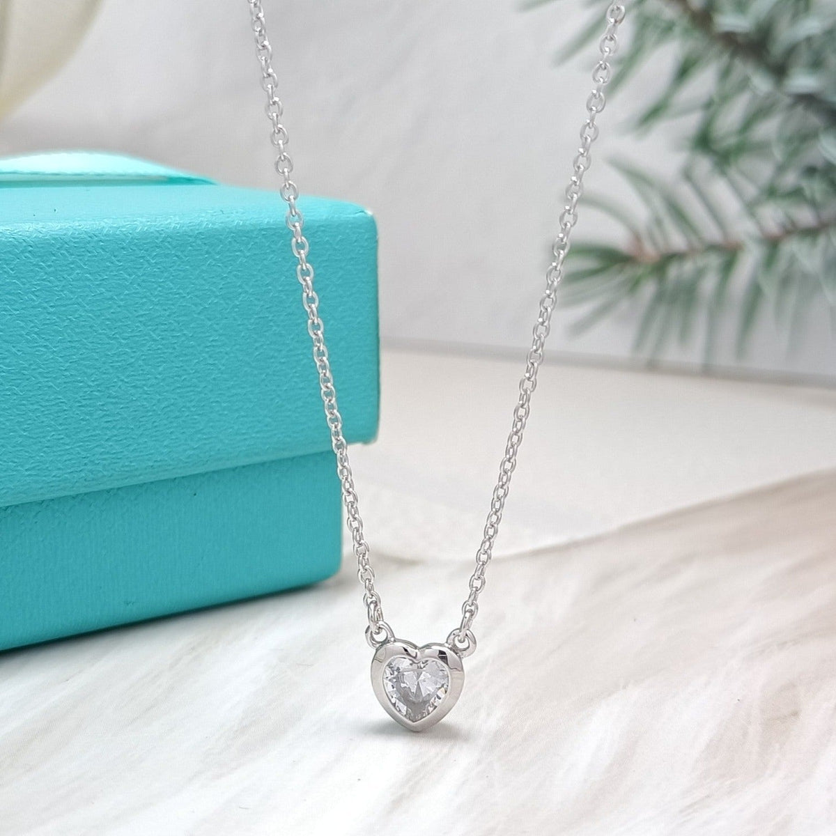 [⭐JeweliWhal]HEART BIG DIAMOND NECKLACE