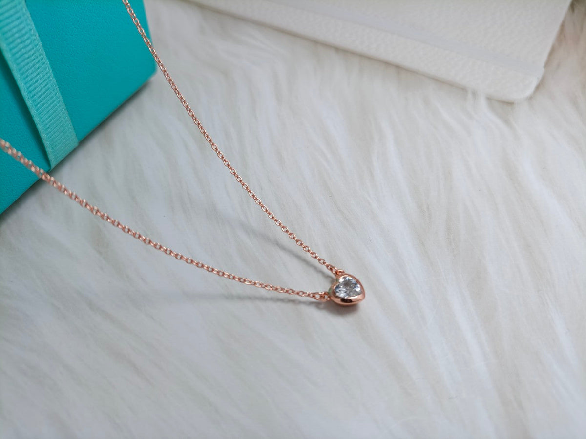 [⭐JeweliWhal]HEART BIG DIAMOND NECKLACE