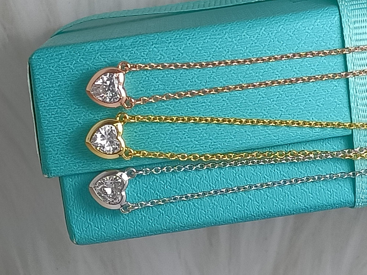 [⭐JeweliWhal]HEART BIG DIAMOND NECKLACE