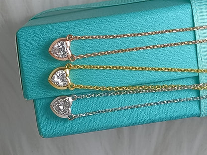 [⭐JeweliWhal]HEART BIG DIAMOND NECKLACE