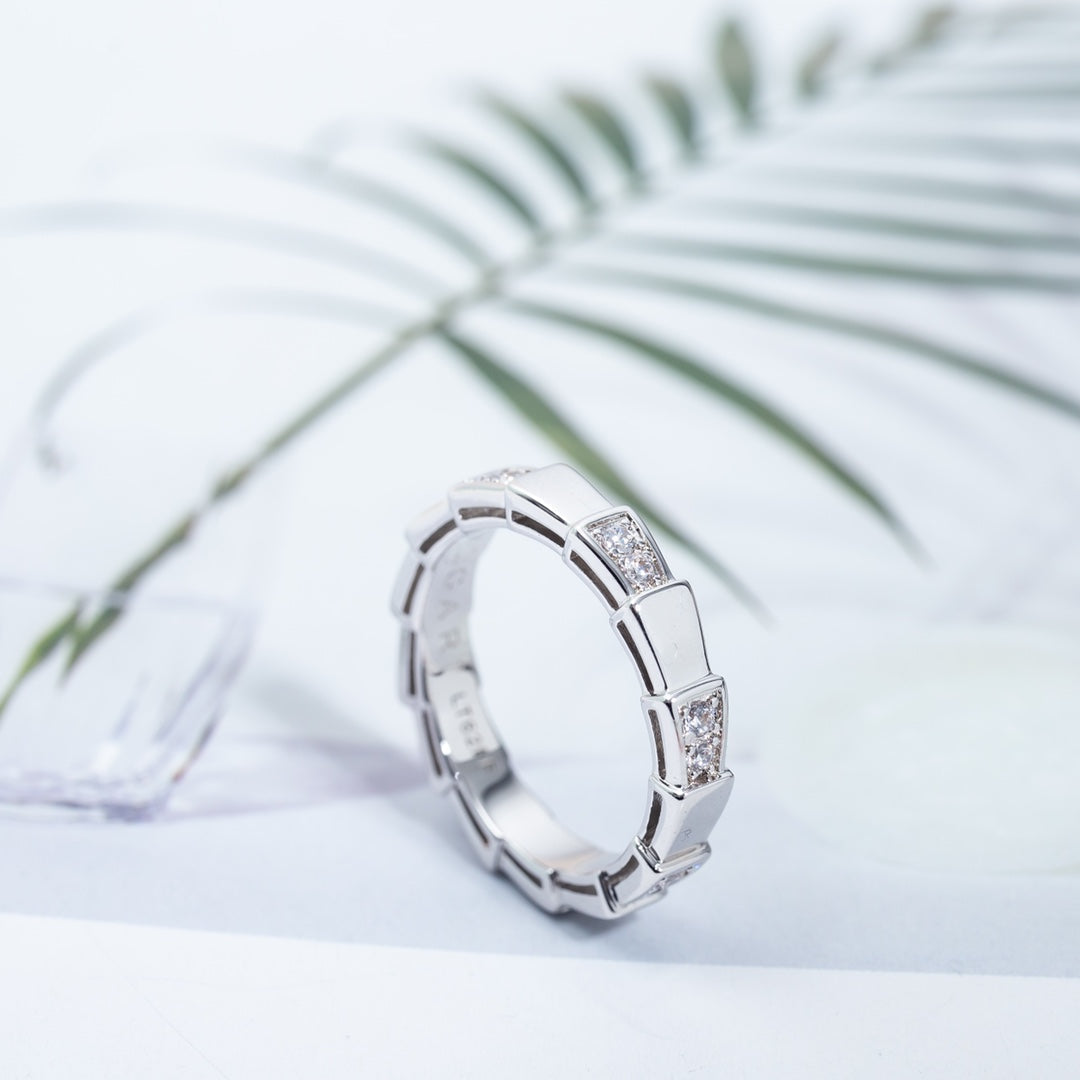 [⭐⭐JeweliWhal]SERPENTI RING SILVER  3MM