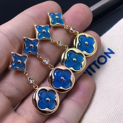 [⭐⭐JeweliWhal]スター＆サン アゲート ダイヤモンドピアス