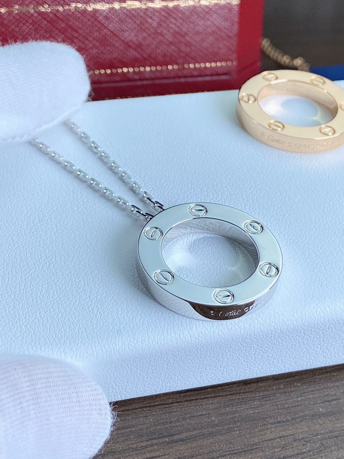 [⭐⭐JeweliWhal]LOVE NECKLACE 16MM