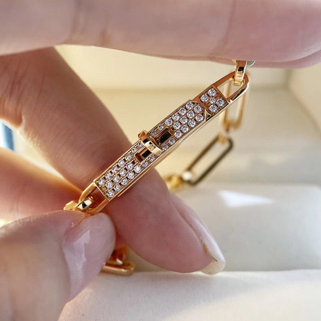 [⭐⭐JeweliWhal]CHAINE BRACELET SMALL MODEL DIAMOND
