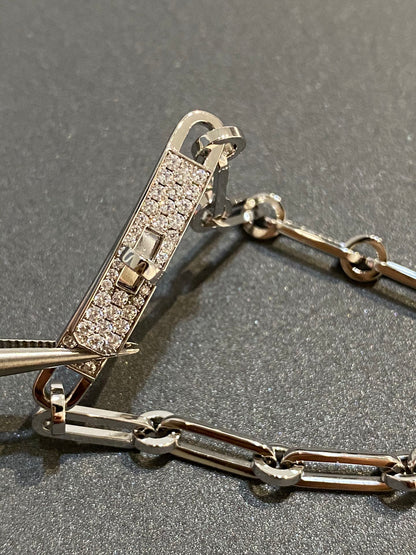 [⭐⭐JeweliWhal]CHAINE BRACELET SMALL MODEL DIAMOND