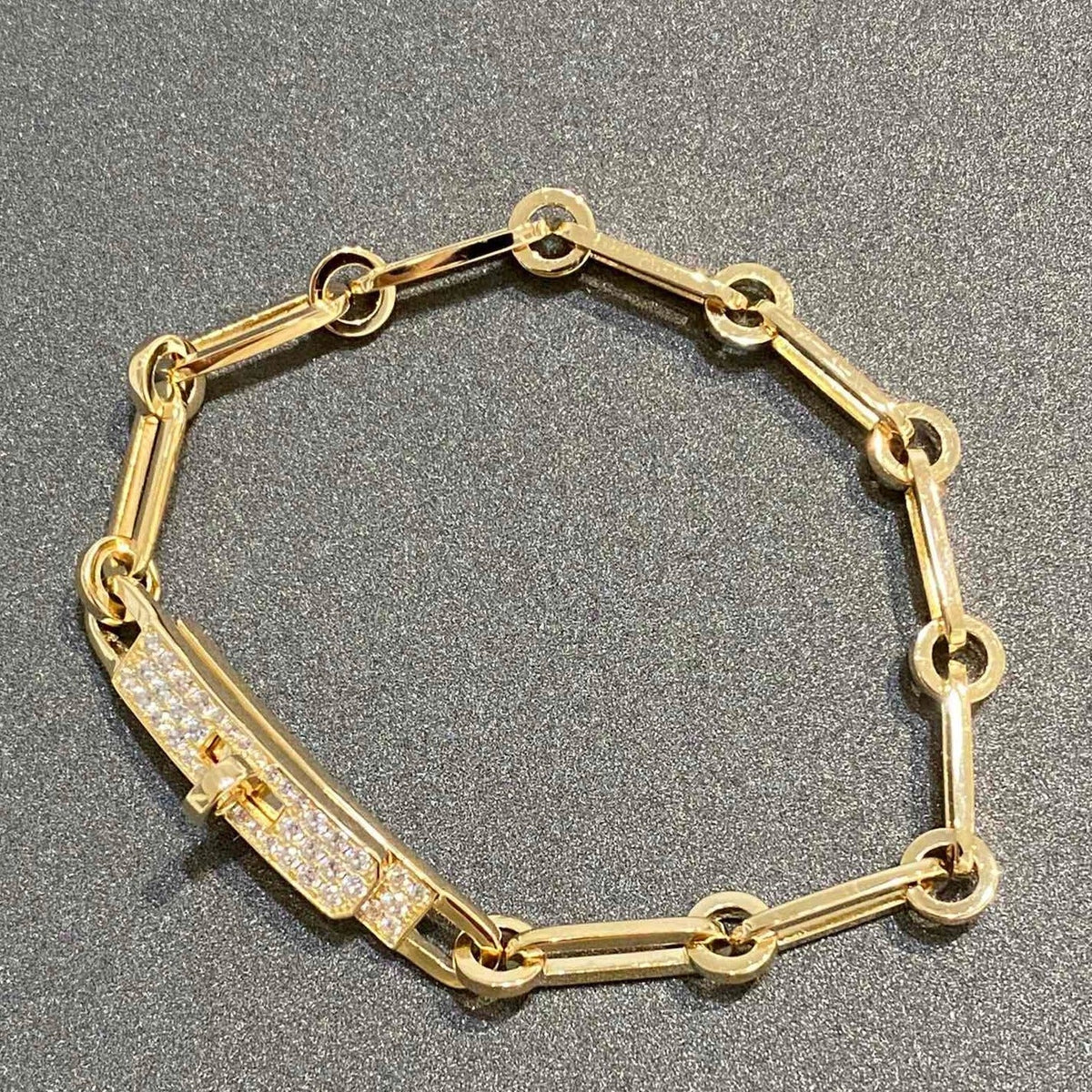[⭐⭐JeweliWhal]CHAINE BRACELET SMALL MODEL DIAMOND