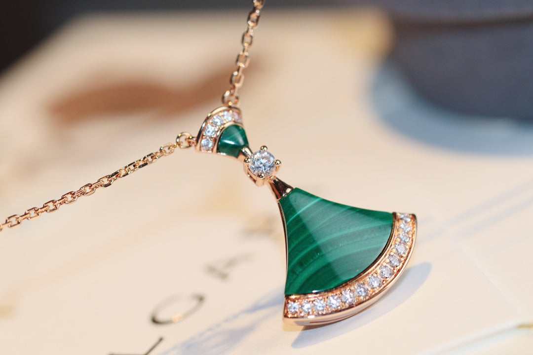 [⭐⭐JeweliWhal]DREAM NECKLACE MALACHITE DIAMOND