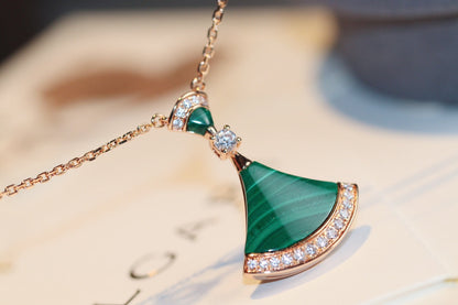 [⭐⭐JeweliWhal]DREAM NECKLACE MALACHITE DIAMOND