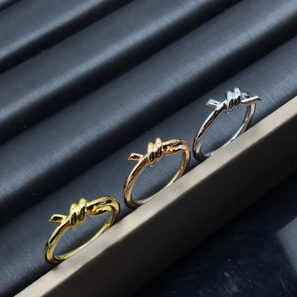 [⭐JeweliWhal]KNOT RING 1.2MM