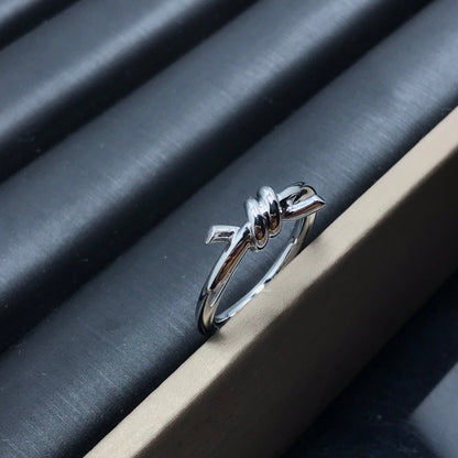 [⭐JeweliWhal]KNOT RING 1.2MM