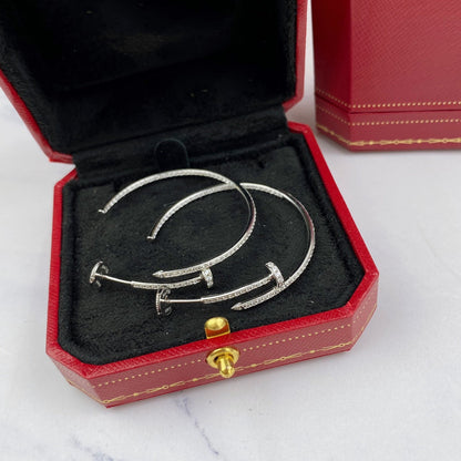 [⭐⭐JeweliWhal]JUSTE EARRINGS フルダイヤモンド 1.8mm