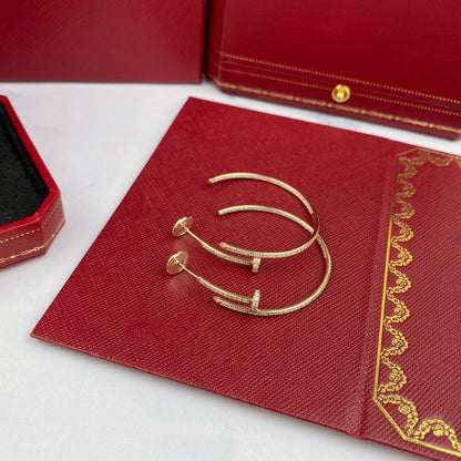 [⭐⭐JeweliWhal]JUSTE EARRINGS フルダイヤモンド 1.8mm