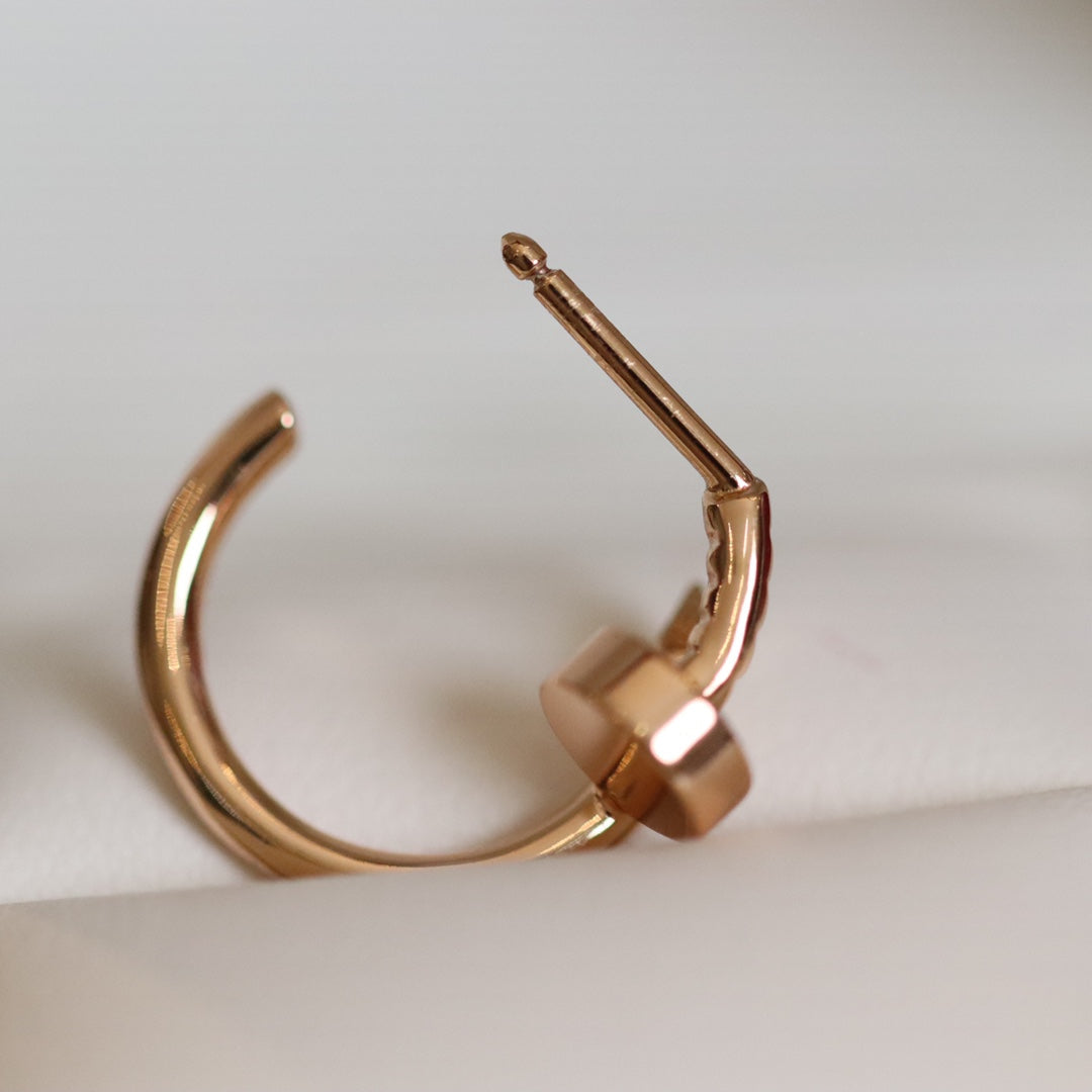 [⭐⭐JeweliWhal]JUSTE EARRINGS PINK GOLD