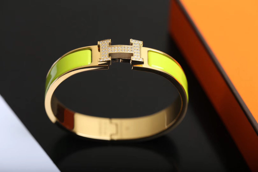 [⭐⭐JeweliWhal]H BRACELET GOLD DIAMOND