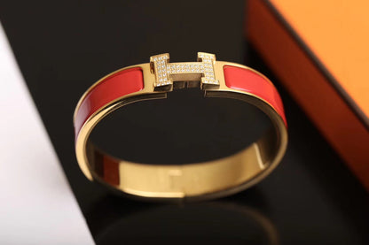 [⭐⭐JeweliWhal]H BRACELET GOLD DIAMOND