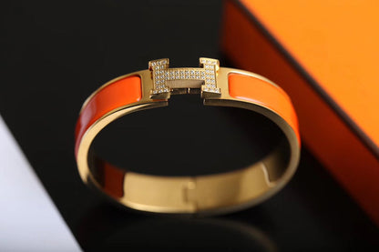 [⭐⭐JeweliWhal]H BRACELET GOLD DIAMOND