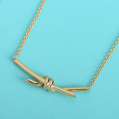 [⭐JeweliWhal]KNOT NECKLACE GOLD