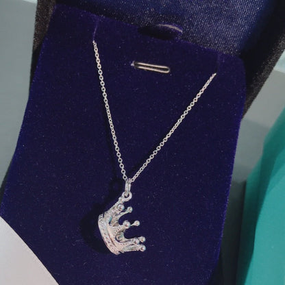 [⭐JeweliWhal]CROWN PEDANT NECKLACE