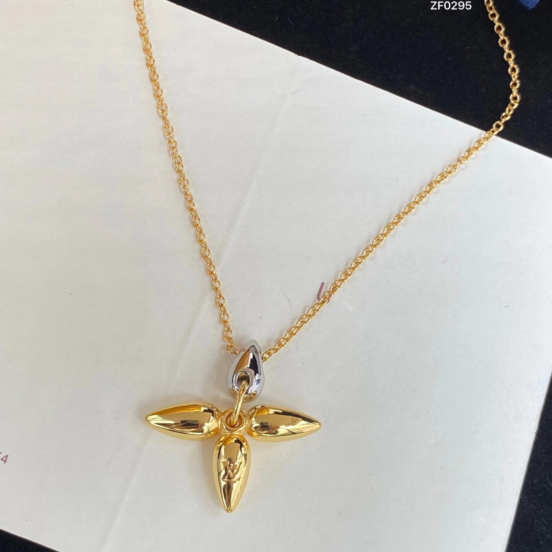 [⭐⭐JeweliWhal]LOUISETTE PEDANT GOLD NECKLACE