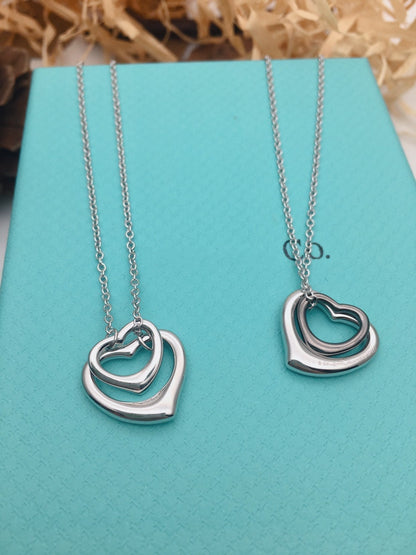 [⭐JeweliWhal]OPEN HEART SILVER NECKLACE