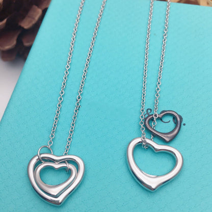 [⭐JeweliWhal]OPEN HEART SILVER NECKLACE