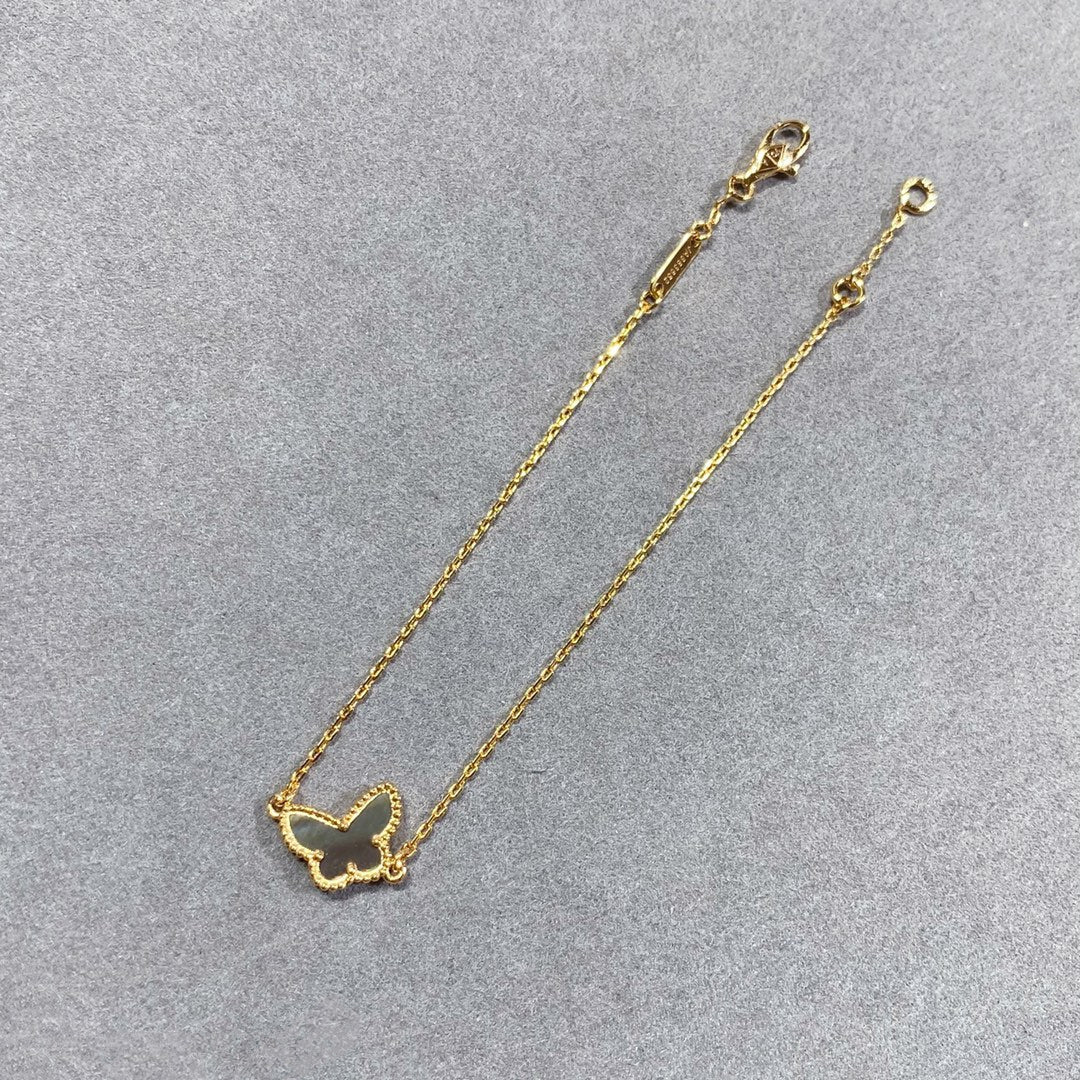[⭐⭐JeweliWhal]バタフライ ダークMOP バタフライ ブレスレット