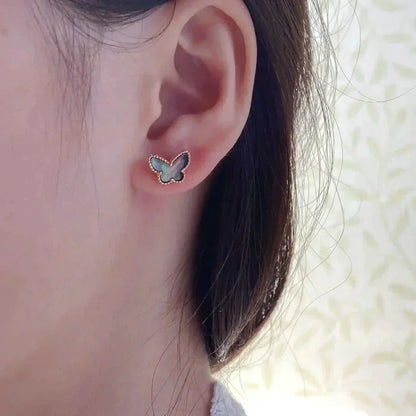 [⭐⭐JeweliWhal]BUTTERFLY DARK MOP  EARRINGS