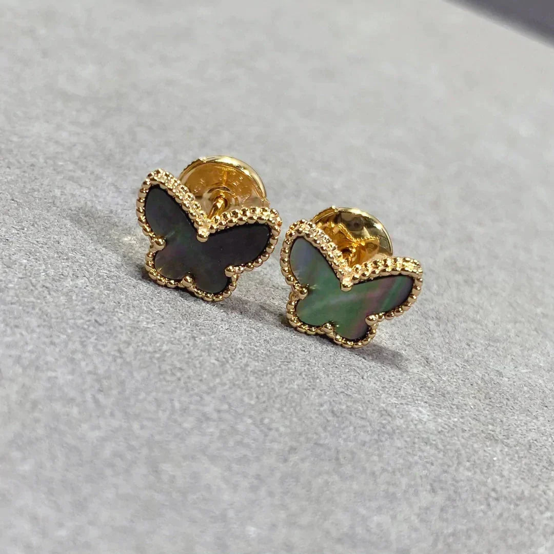 [⭐⭐JeweliWhal]BUTTERFLY DARK MOP  EARRINGS