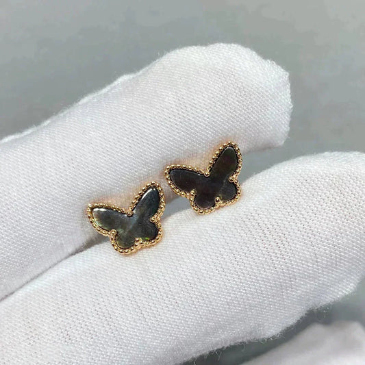 [⭐⭐JeweliWhal]BUTTERFLY DARK MOP  EARRINGS