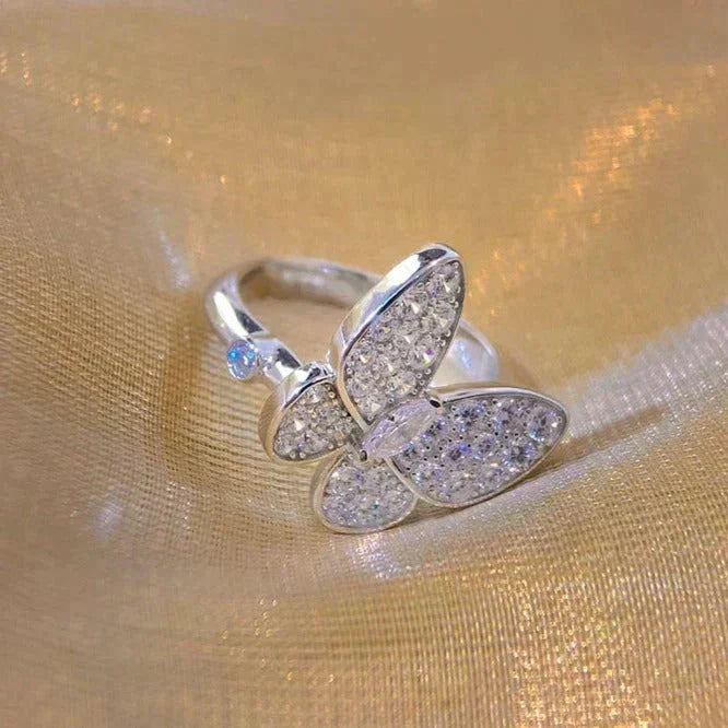 [⭐⭐JeweliWhal]BUTTERFLY DIAMOND RING