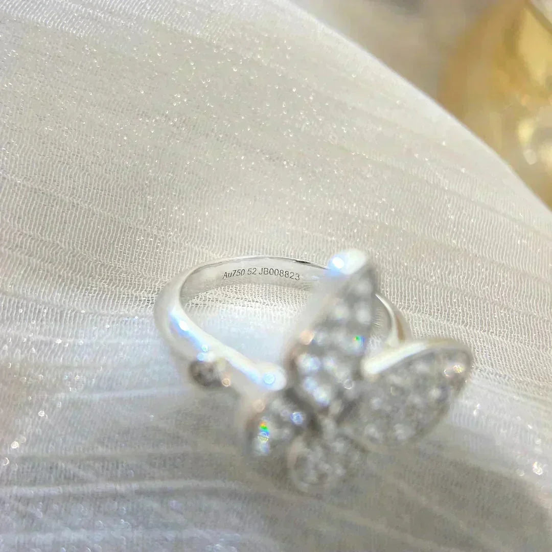 [⭐⭐JeweliWhal]BUTTERFLY DIAMOND RING