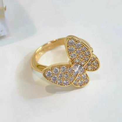 [⭐⭐JeweliWhal]BUTTERFLY DIAMOND RING