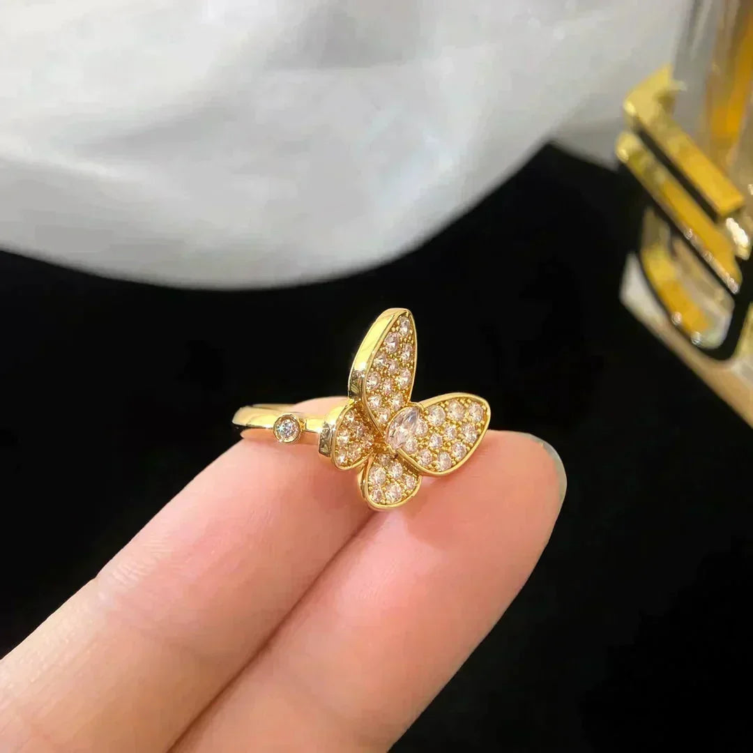 [⭐⭐JeweliWhal]BUTTERFLY DIAMOND RING