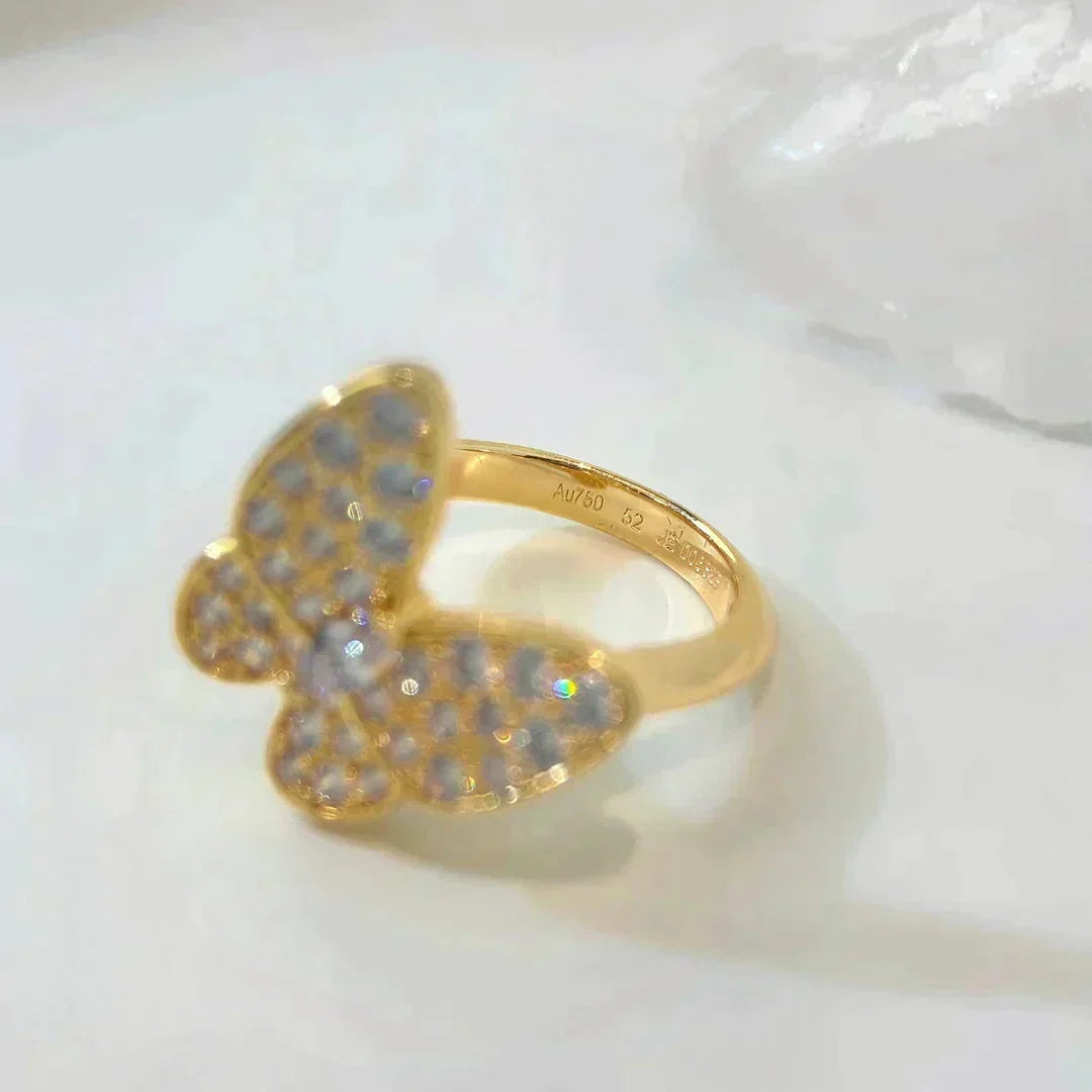 [⭐⭐JeweliWhal]BUTTERFLY DIAMOND RING