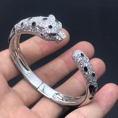[⭐⭐JeweliWhal]PANTHERE BIG BRACELET DIAMONDS