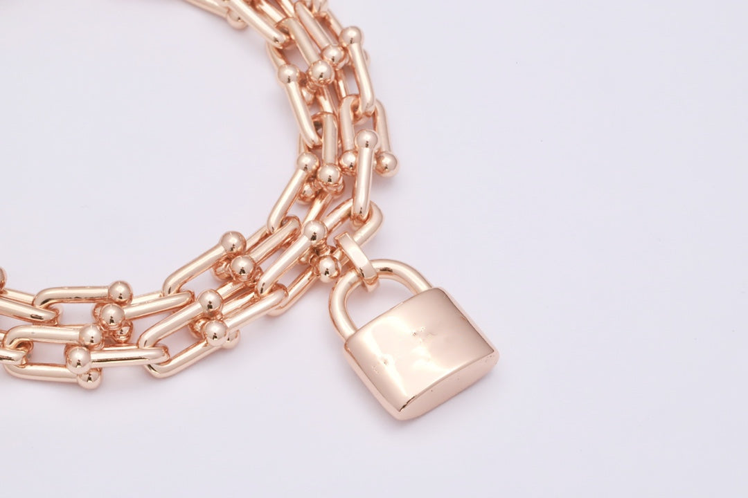 [⭐JeweliWhal]HARDWEAR WRAP PINK GOLD BRACELET