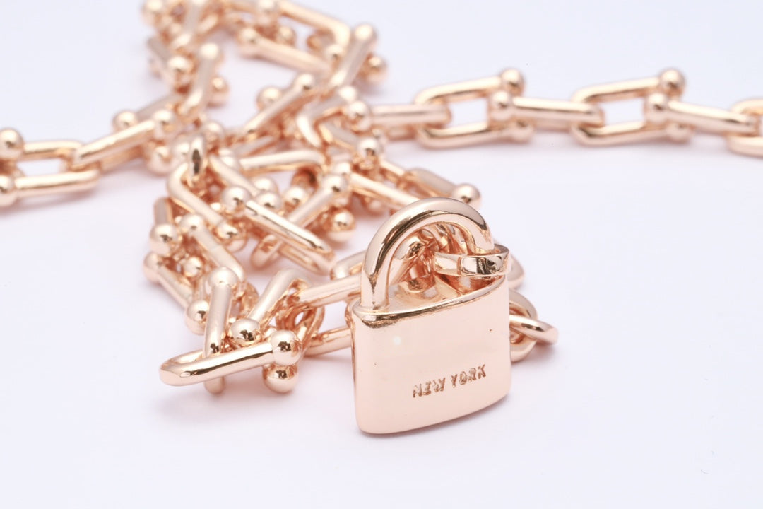 [⭐JeweliWhal]HARDWEAR PINK GOLD WRAP NECKLACE