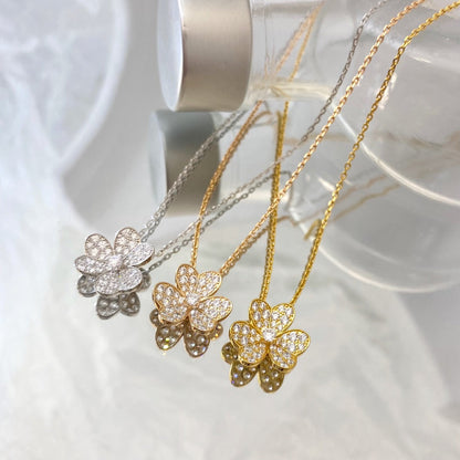 [⭐⭐JeweliWhal]FLOWER DIAMOND NECKLACE